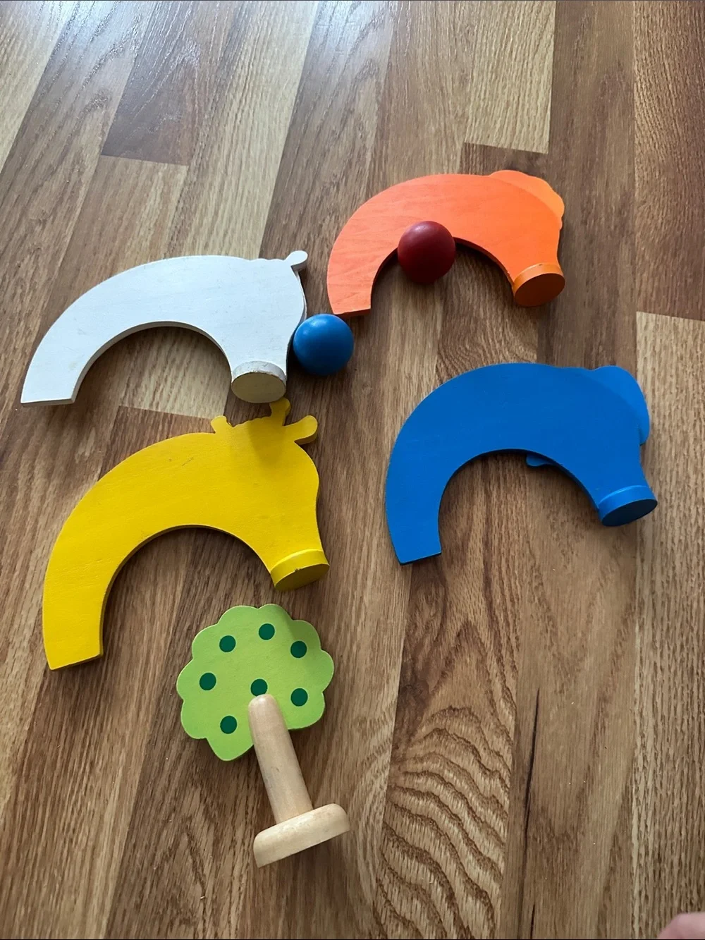 Colorful Animal Arches - Multicolor Wooden Kids Toy